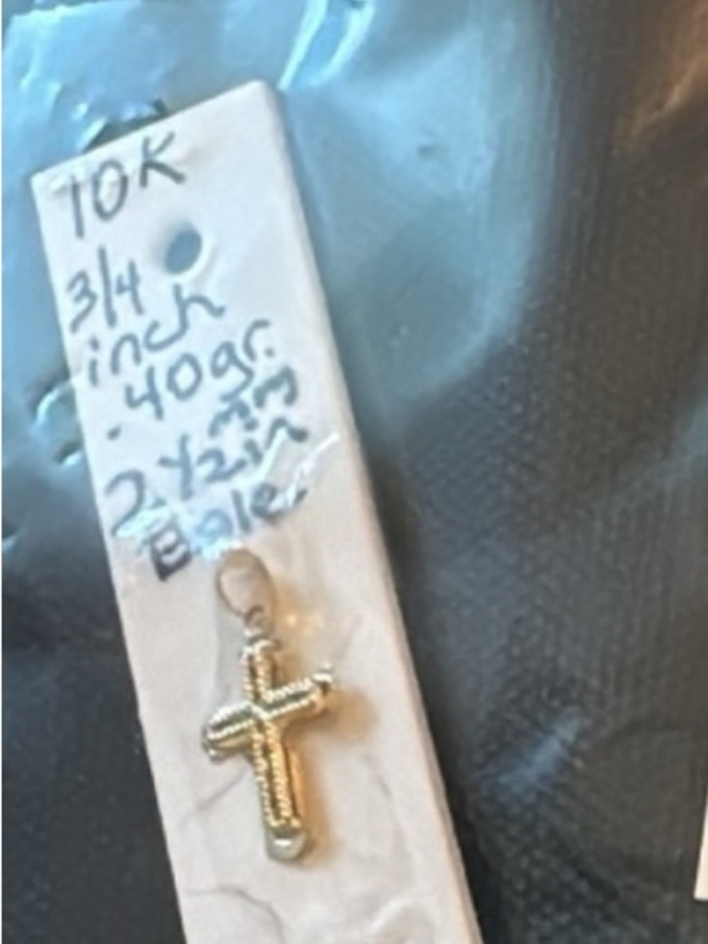 10k stamped acid test pendant price for each- Gold